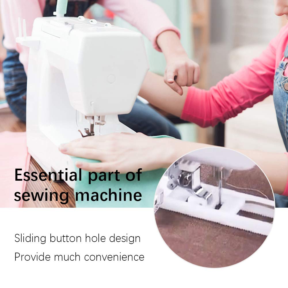 2Pcs Buttonhole Foot Automatic Sliding Buttonhole Foot Presser Foot Domestic for Brother Sewing Machine Parts Multi-Function Home Stitch
