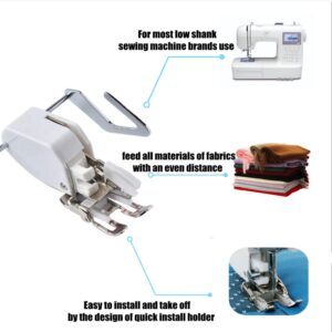 Windman Open Toe Walking Foot W/Guide for Quilting and Sewing Stitch Through Multiple Layers for Brother Singer Janome Sewing Machines