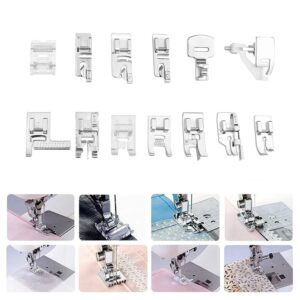 Professional Domestic 32 PCS Sewing Machine Presser Foot Set for Brother, Babylock, Singer, Janome, Elna, Toyota, New Home, Simplicity, Kenmore, and White Low Shank Sewing Machines by Stormshopping