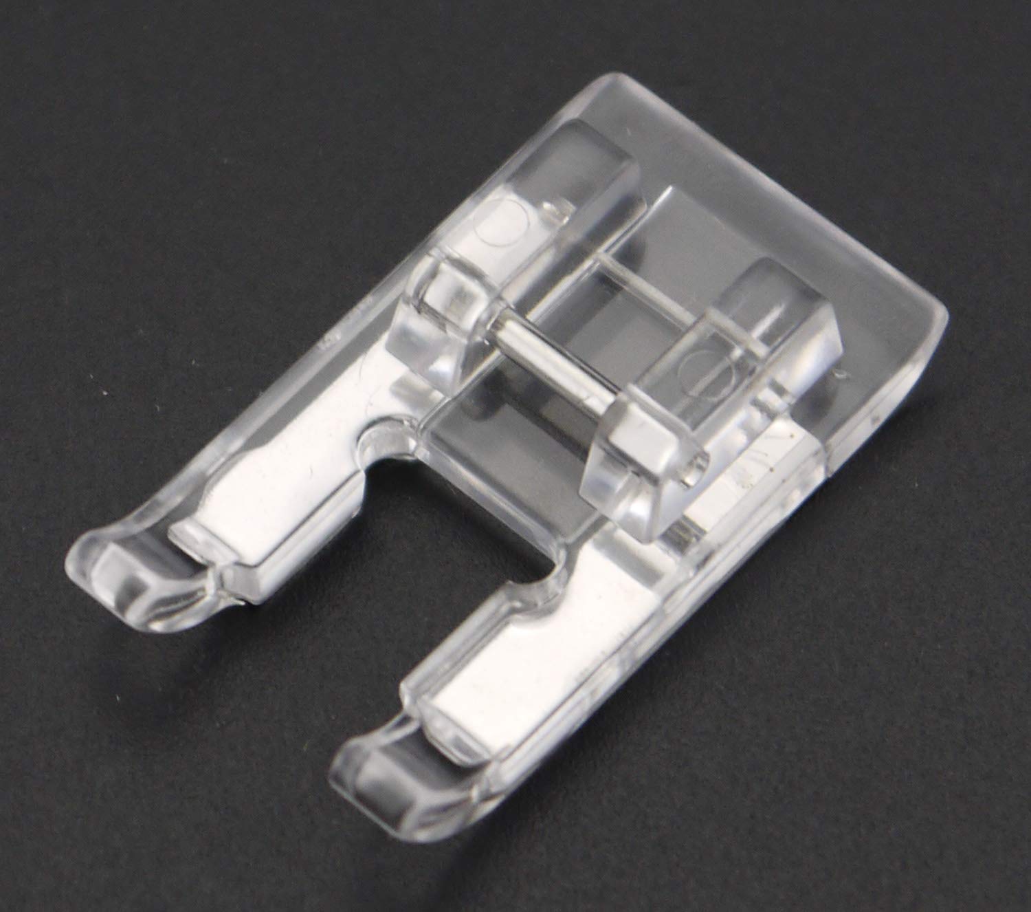 DREAMSTITCH 5mm Clear Open Toe Satin Stitch Presser Foot for All Low Shank Snap-On Singer, Brother, Babylock,Euro-Pro,Janome,Kenmore,White,Juki,New Home,Simplicity,Elna Sewing Machine