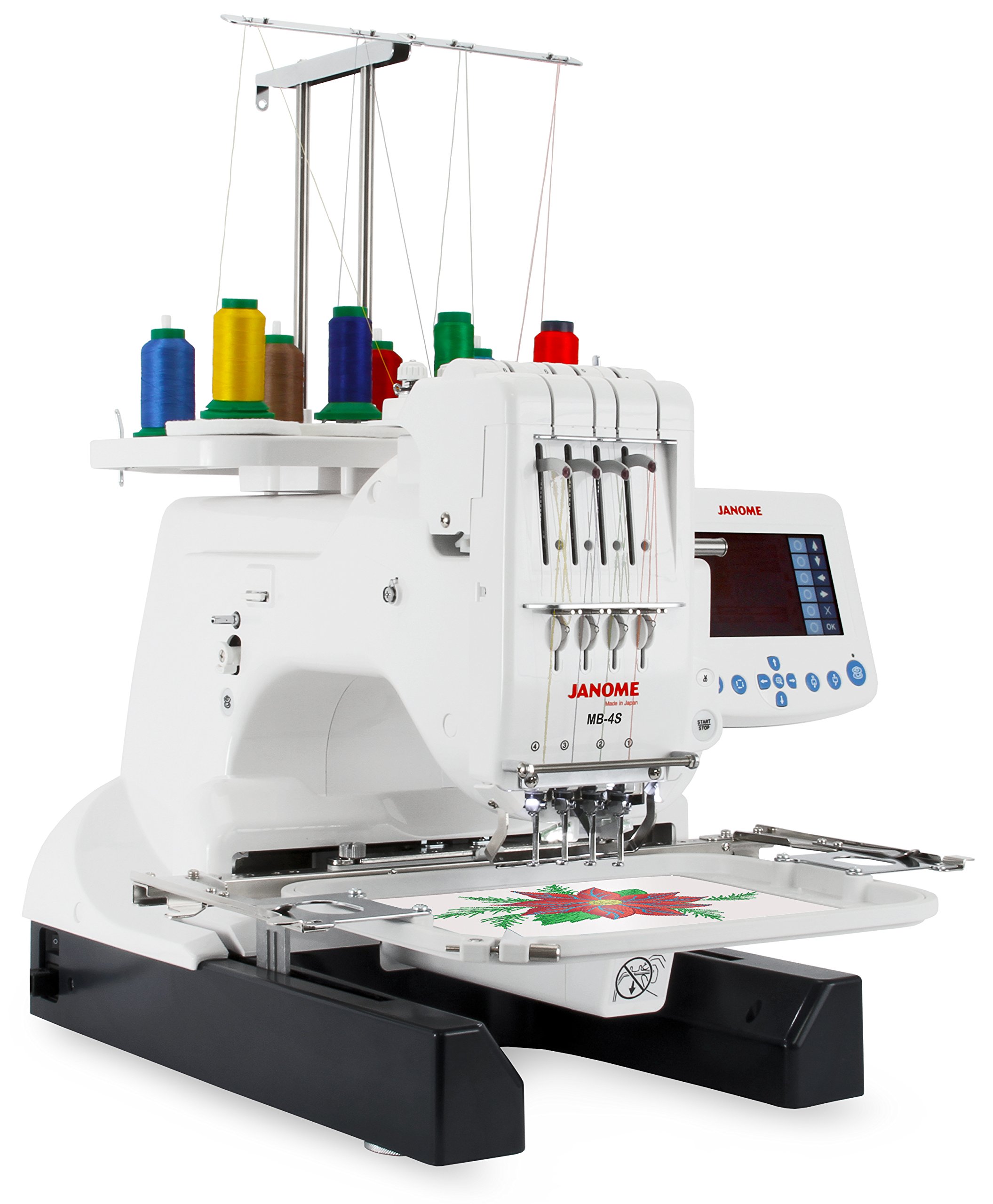 Janome MB-4S Four Needle Embroidery Machine with Accessories