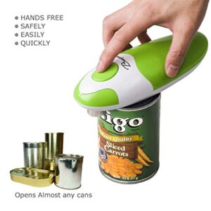 Kitchen Automatic Safety Cordless One Tin Touch Electric Can Opener& Bangrui Professional Electric Can Opener.One-touch switch .Smooth can edge.Being friendly to left-hander and arthritics!(Green)
