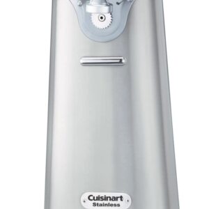 Cuisinart SCO-60 Deluxe Electric Can Opener, Quality-Engineered Motor System Allows you to Open Any Size Can, Stainless Steel