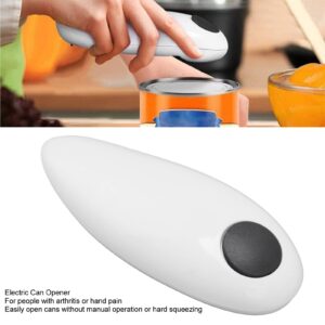 Electric Can Opener, Handheld Can Opener ABS Electric Can Opener Kitchen Touch Smoother Edge Light Weight For Cooks Housewives Elderly