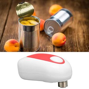 Electric Can Opener, One Tuch Operation Portable Automatic ABS Can Opener Battery Powered Can Opener for Kitchen and Seniors