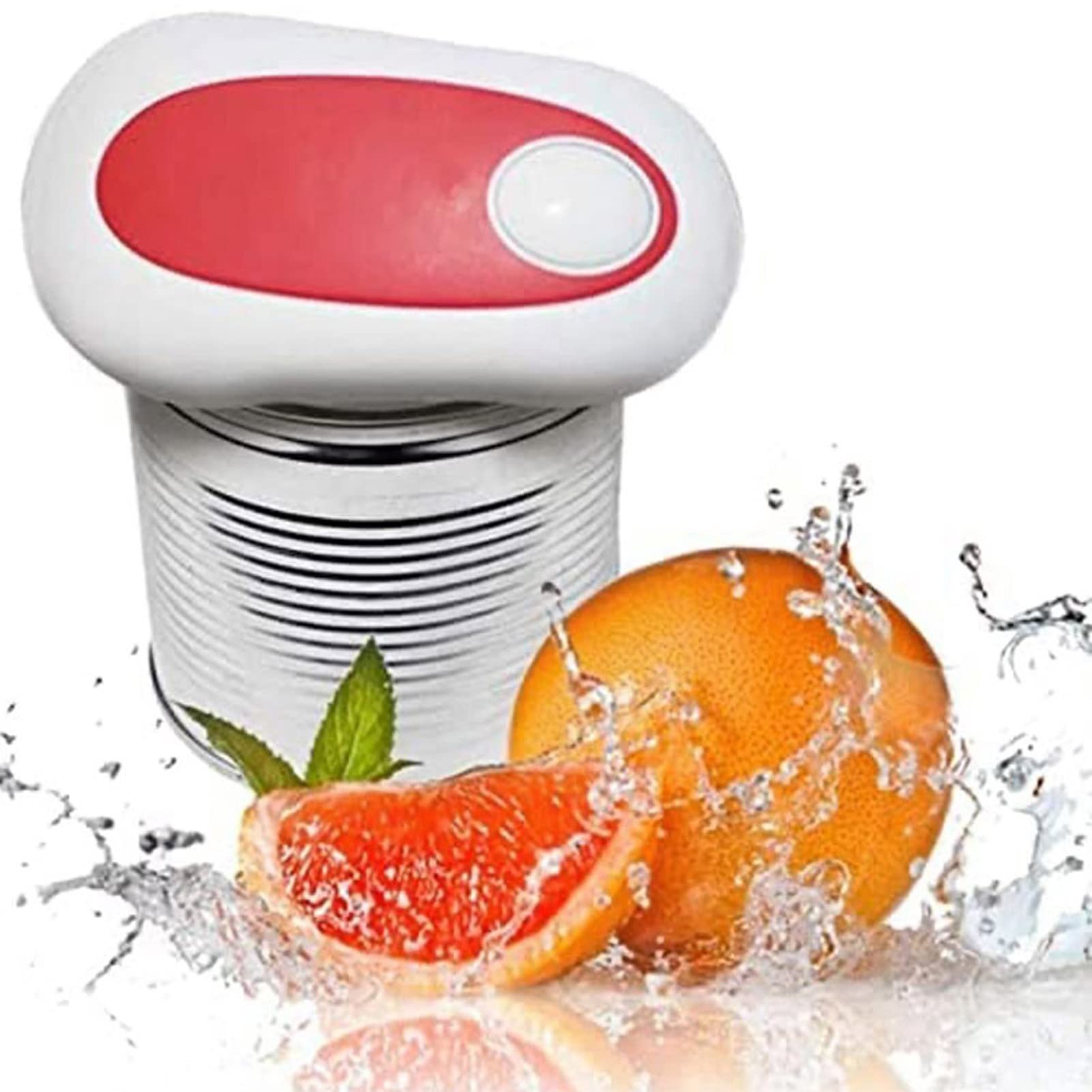 One Touch Electric Can Opener, Battery Powered, ABS Material, Easy to