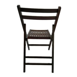 Pvillez 4 Pcs Folding Chairs, Wood Chair, Foldable Dining Chairs, Used for Outside Indoor Special Event Chair, Wedding Chair, Party Long Lifetime with Comfortable Slatted Seat