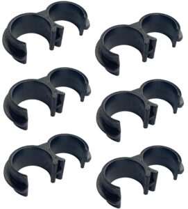 elegent upholstery folding chair plastic ganging connector clips black set of 6