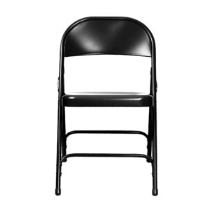 OEF Furnishings (4 Pack), Black Heavy Duty Steel Folding Chair