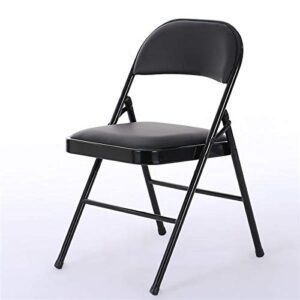 6pcs folding chair 650 lb. capacity pvc chairs for events, premium lifetime fold up chair portable