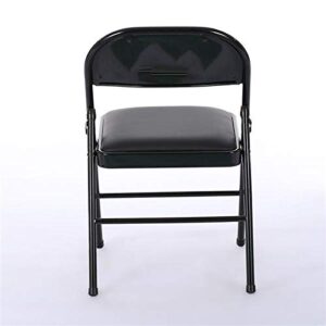 6pcs Folding Chair 650 lb. Capacity PVC Chairs for Events, Premium Lifetime Fold Up Chair Portable