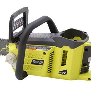 RYOBI 14 in. 40-Volt Brushless Lithium-Ion Cordless Chainsaw - Bare Tool - (Bulk Packaged)