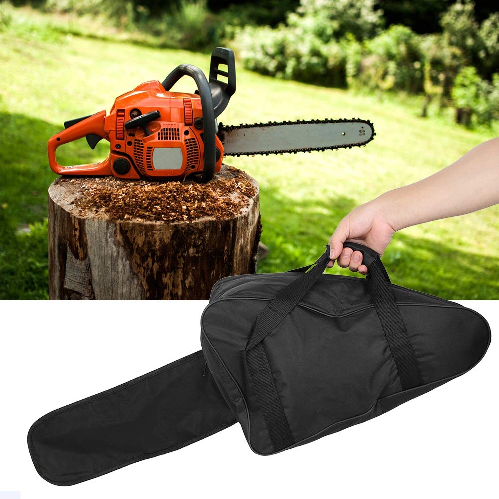 Chainsaw Case, Chainsaw Holder, Chainsaw Chain Storage Chainsaw Bag Carrying Case Protection Holder Portable Waterproof Ox Cloth Full Protection Chainsaw Carrying Bag Chain Locker