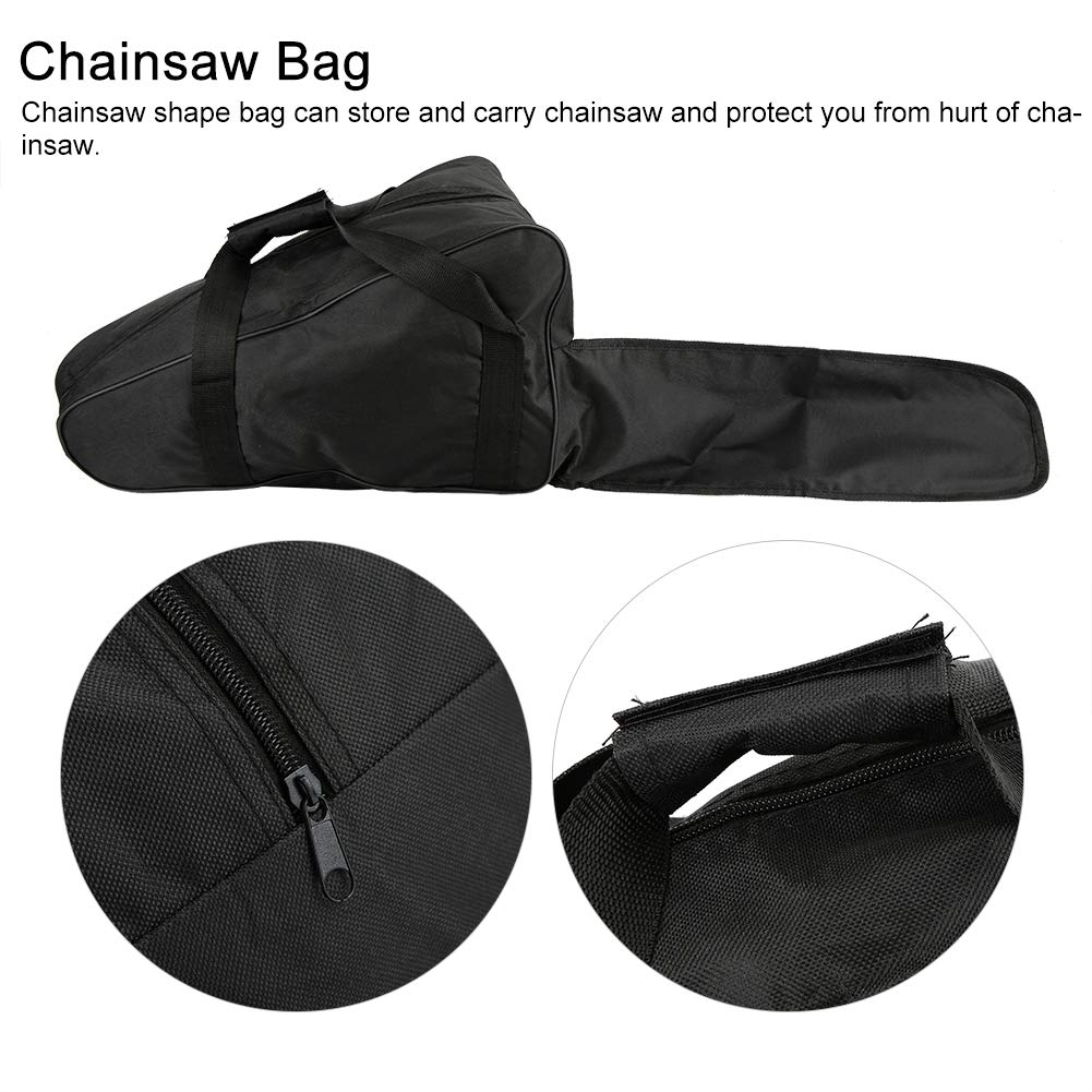 Chainsaw Case, Chainsaw Holder, Chainsaw Chain Storage Chainsaw Bag Carrying Case Protection Holder Portable Waterproof Ox Cloth Full Protection Chainsaw Carrying Bag Chain Locker