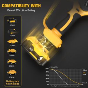 Cordless Power Chainsaw, for DeWALT 20V Max Lithium Battery 6-Inch Hand-held Mini Pruning Saw with Brushless Motor Replacement Chain Wood Cutting Tree Trimming Camping (Battery NOT Included)