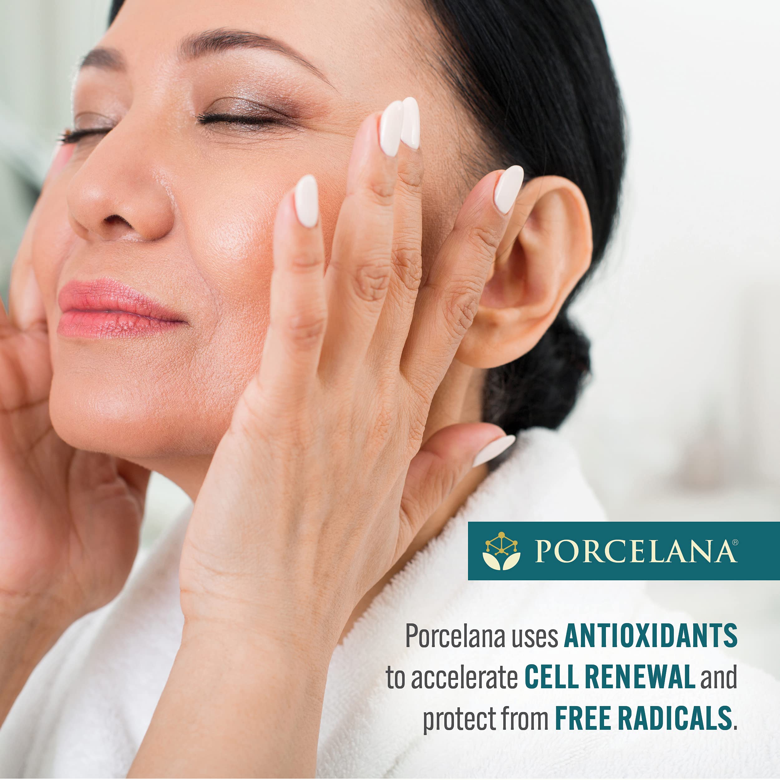 Porcelana Daytime Hydration Cream For Face & Body [Updated Formula] - Fades Dark Spots & Evens Skin Tone - For Sun & Age Spots, Acne Scarring, Melasma & Discoloration - Antioxidant Moisturizer (3 oz)