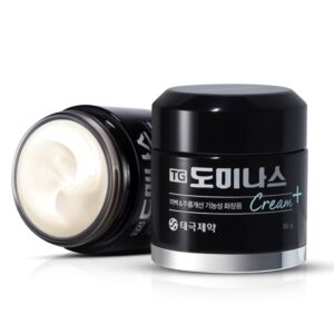 dominas cream plus - advanced korean dark spot corrector cream for even skin tone and skin elasticity. niacinamide, panthenol, urea, trehalose & teca (1.76oz)