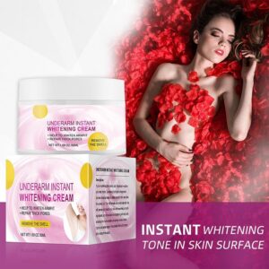 Kunnozz Underarm Instant Whiten Cream, Underarm Whiten Cream, Intense Lightening Skin Cream, Body Whiten Cream, Whiten Cream Dark Areas