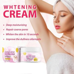 Kunnozz Underarm Instant Whiten Cream, Underarm Whiten Cream, Intense Lightening Skin Cream, Body Whiten Cream, Whiten Cream Dark Areas