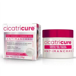 Cicatricure Face Moisturizer, Antimanchas Brightening Moisturizing Gel Cream, Reduces Dark Spots, Patches and Boosts Skin Glow + Natural Radiance, 1.7 Ounces