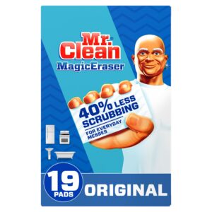 mr. clean original magic eraser cleaning pads with durafoam, 19 count