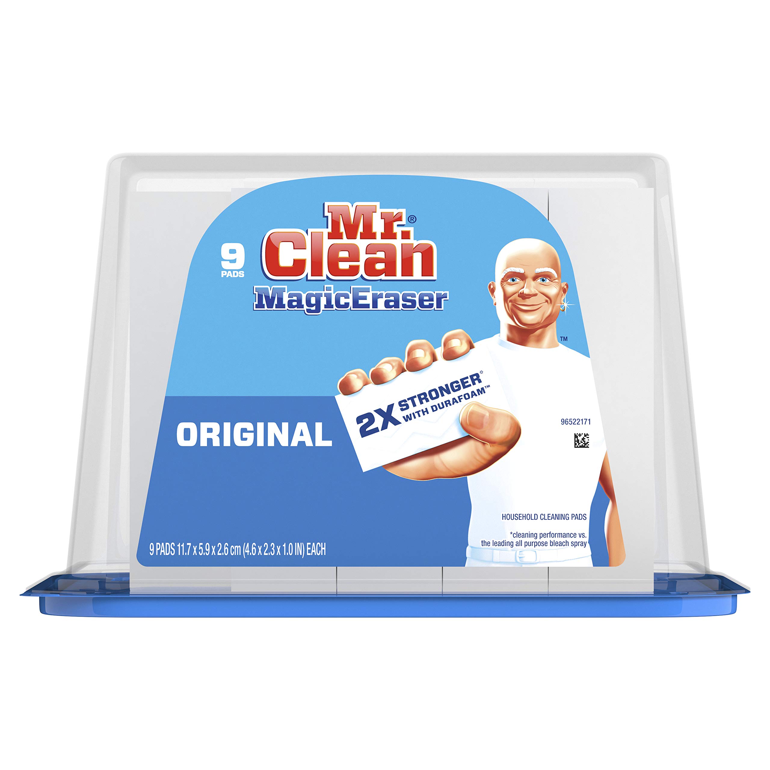 Mr. Clean Magic Eraser Original, Cleaning Pads with Durafoam, 9 Count