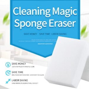 Dr.WOW Magic Cleaning Eraser,80 Pack Magic Sponge Eraser in Bulk -Multi Surface Power Scrubber Foam Cleaning Pads - Kitchen, Shoe,Floor,Bathroom, Wall Cleaner