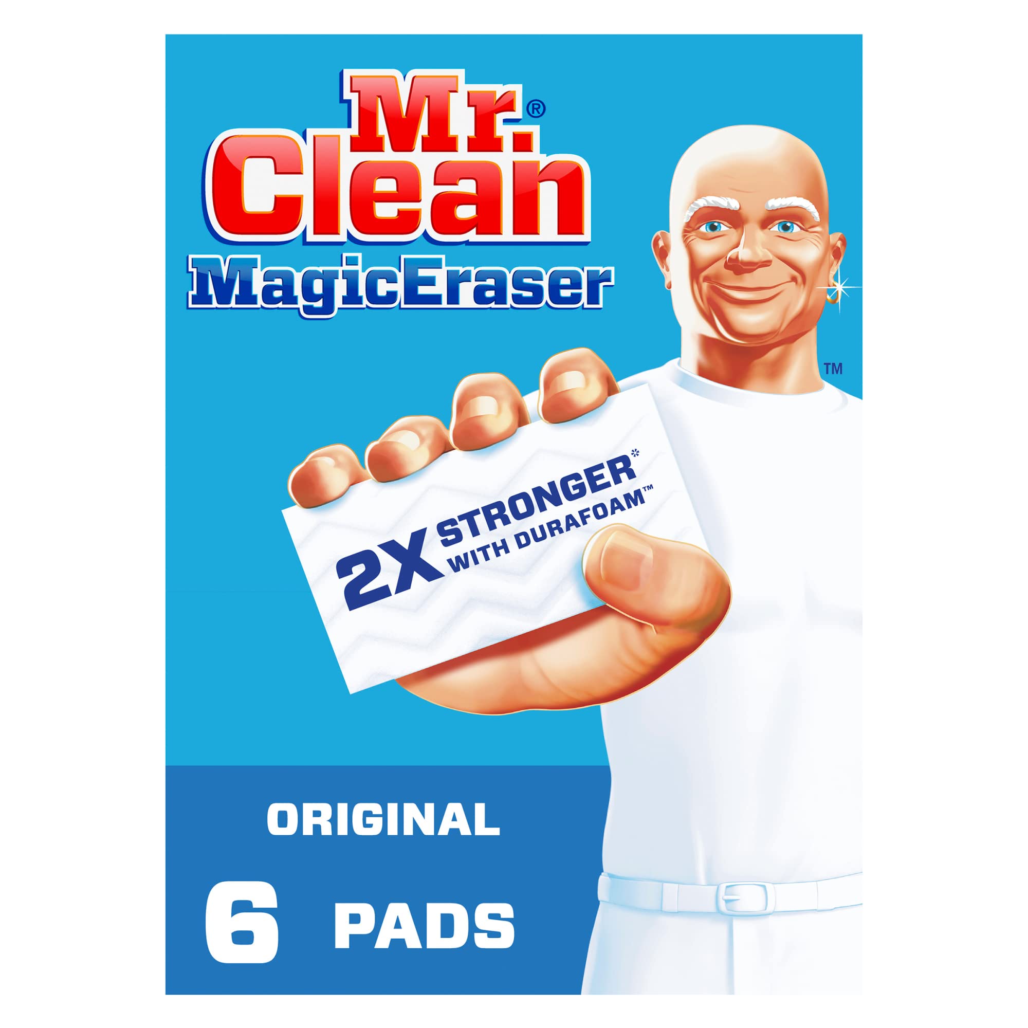 Mr. Clean® Magic Eraser Original Scrubbers, 6 Per Box, Case Of 6 Boxes