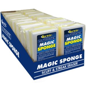 STAR BRITE Magic Sponge Scuff & Streak Eraser Cleaner 18 Pieces Display