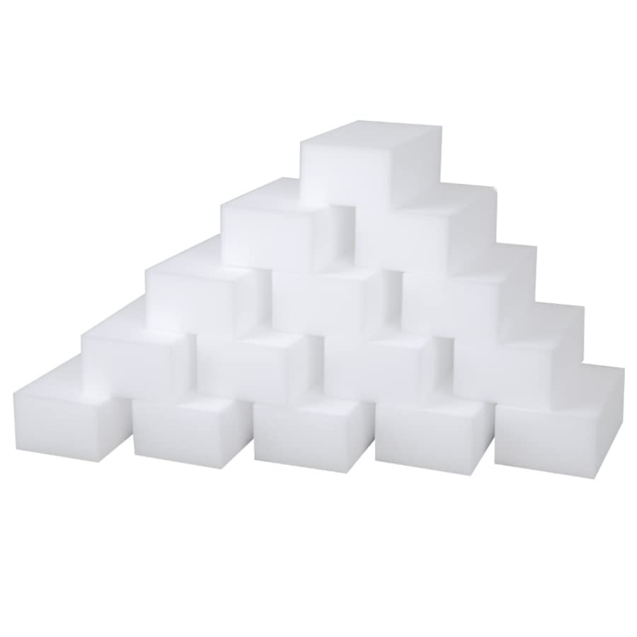 100PCS 100X60X20MM Cleaning Magic Sponge Eraser Cleaner Multi-Functional Foam White Cleaning Sponge Dish