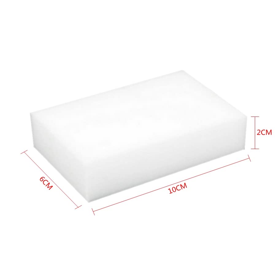 100PCS 100X60X20MM Cleaning Magic Sponge Eraser Cleaner Multi-Functional Foam White Cleaning Sponge Dish