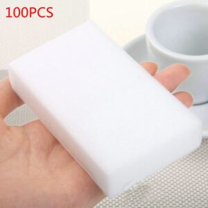 100PCS 100X60X20MM Cleaning Magic Sponge Eraser Cleaner Multi-Functional Foam White Cleaning Sponge Dish