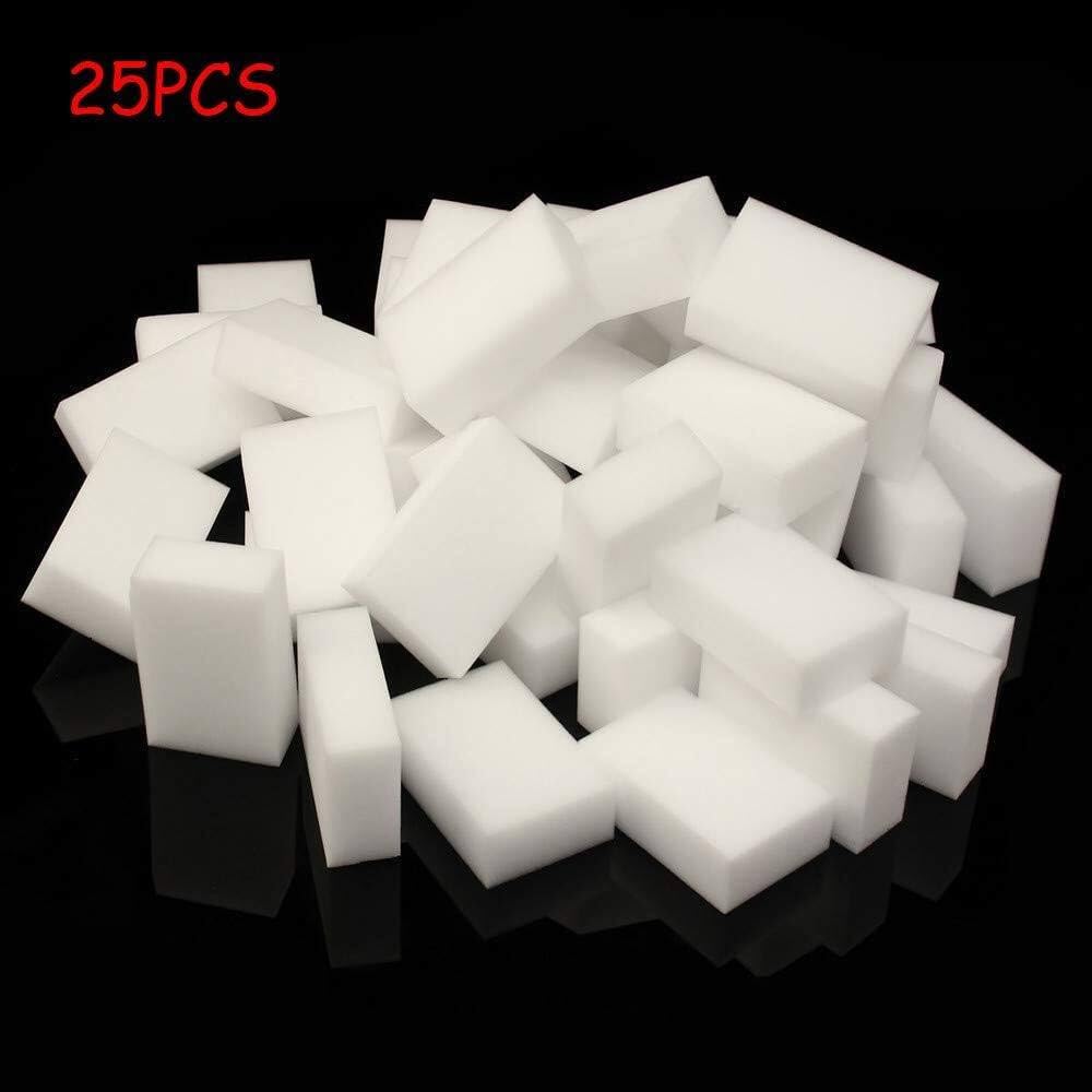 Sponges - 15/20/25/30/35/50 Pcs White Magic Sponge Eraser Strong for Cleaning Cleaner Kitchen Pad Magic Sponge Cleaner 25Pcs Quality and Creative as Shown