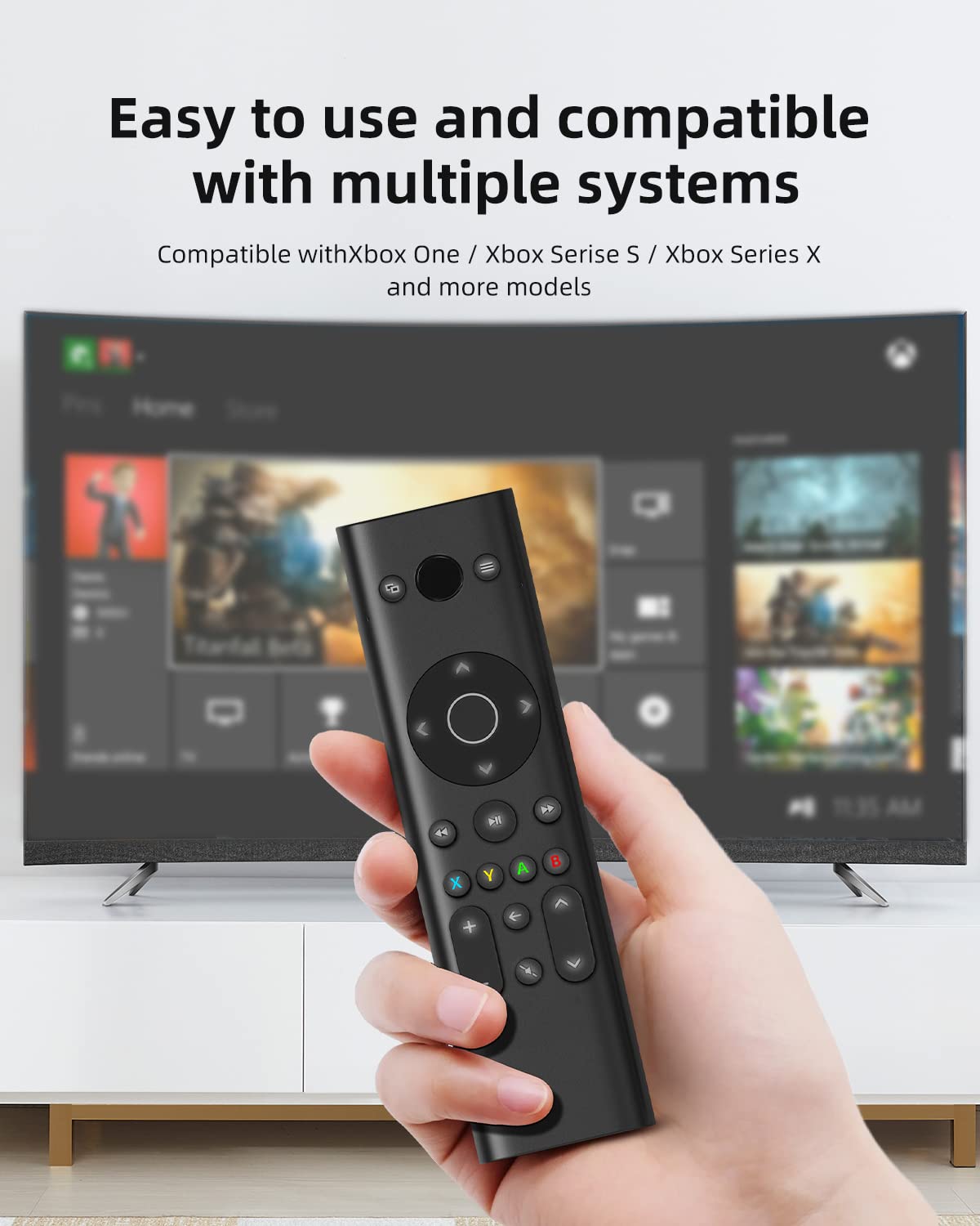 OLCLSS Media Remote Control for Xbox One, Xbox One X|S & Xbox Series X|S - Compatible with Multiple Console Models for Xbox