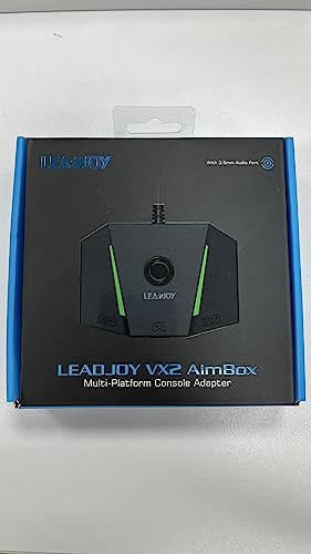 leadjoy VX2 AimBox Keyboard and Mouse Adapter Converter for Nintendo Switch, Xbox Series X/S, Xbox One, PS5 and PS4 with Wired Connection, 3.5mm Audio Jack