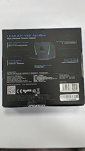 leadjoy VX2 AimBox Keyboard and Mouse Adapter Converter for Nintendo Switch, Xbox Series X/S, Xbox One, PS5 and PS4 with Wired Connection, 3.5mm Audio Jack