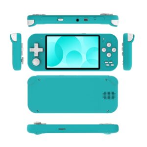 RAHEL Powkiddy X20MINI Retro Handheld Game Console for Kids and Adults, 4.3-Inch Portable Gaming Console Built-in 2000 Games - Green/8G