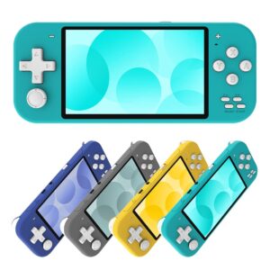 RAHEL Powkiddy X20MINI Retro Handheld Game Console for Kids and Adults, 4.3-Inch Portable Gaming Console Built-in 2000 Games - Green/8G