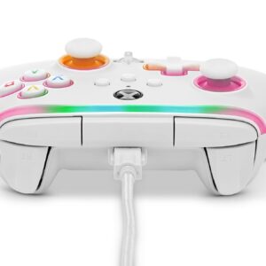 PowerA Spectra Infinity Enhanced Wired Controller for Xbox Series X|S - White (Amazon Exclusive), gamepad, video gaming controller, works with Xbox One and Windows 10/11, officially licensed