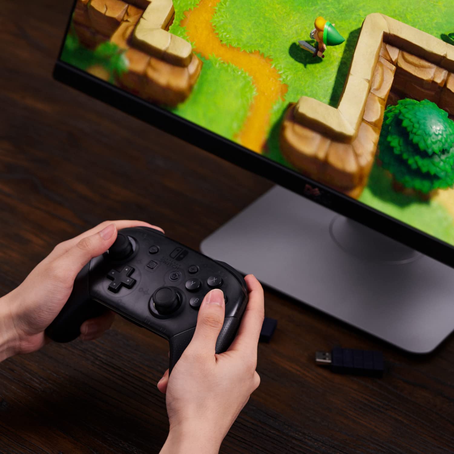 Mcbazel 8Bitdo Wireless USB Adapter 2 for PS5/ Switch OLED/NS Switch/Windows/MacOS/Raspberry Pi/Xbox Series X/Xbox Series S/Switch Pro/Xbox One Controller and More with OTG Adapter