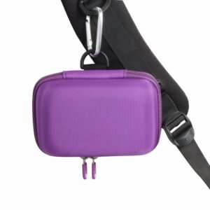 Hermitshell Hard Travel Case for Handheld Game Machine Retro Mini Game Player (Not Include The Handheld Game Console) (Purple)