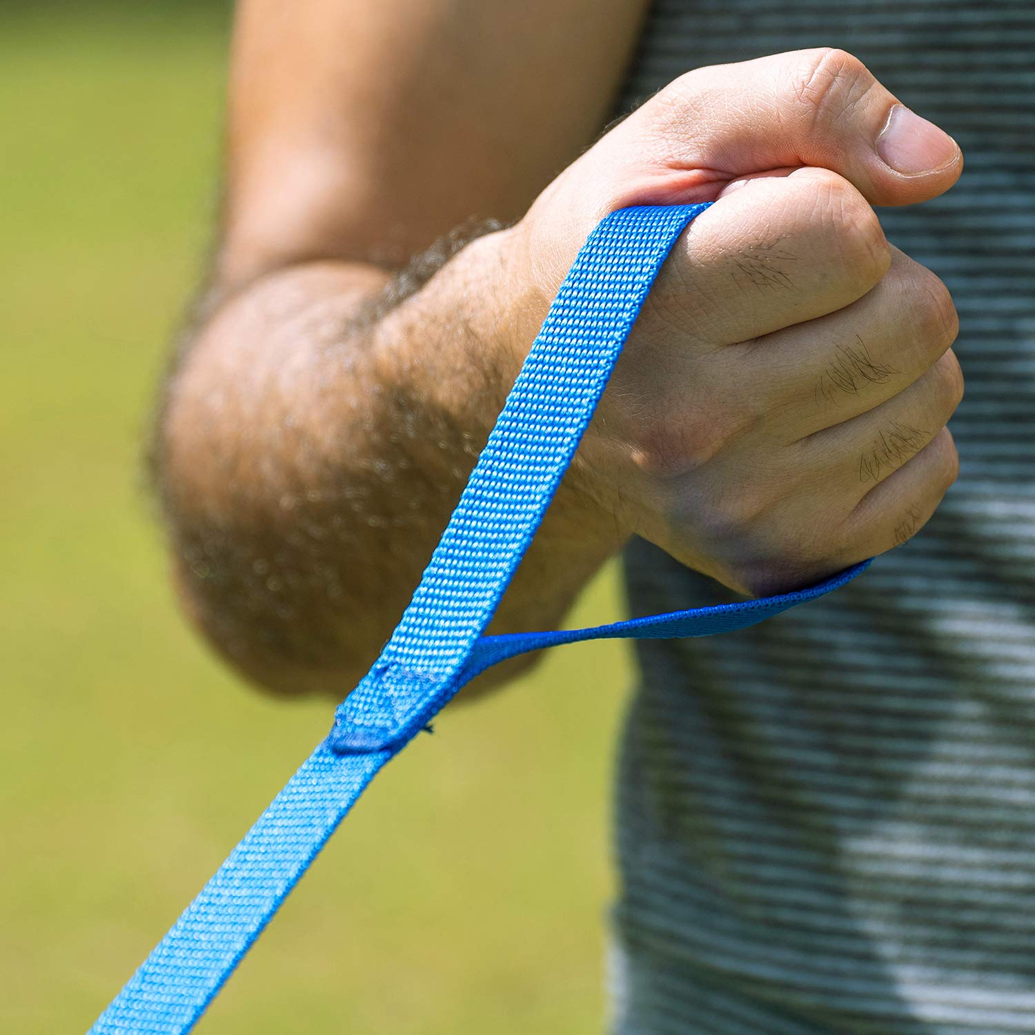 Hi Kiss Dog/Puppy Obedience Recall Training Agility Lead - 15ft 20ft 30ft 50ft 100ft Training Leash - Great for Training, Play, Camping, or Backyard Blue 15 Feet