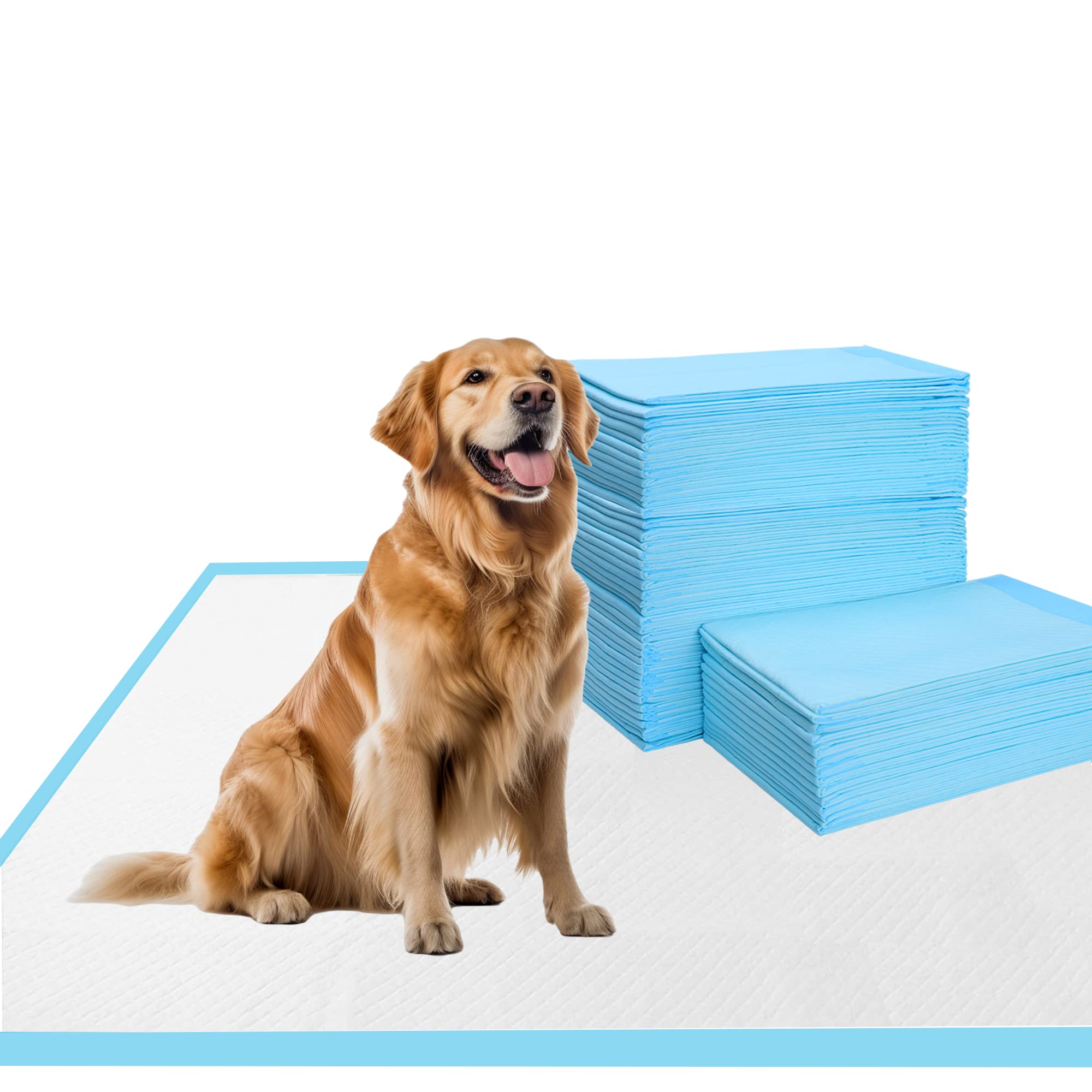 Dog and Puppy Pee Pads 50-Count Disposable Pet Pad 28x34 inch X-Large Waterproof Pet Training Pad Dog Pee Pads Maximum Absorption and Protection