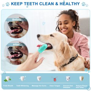 LDIIDII Dog Toothbrush Dog Tooth Brushing Kit 4Pack Dog Finger Toothbrush for Dog Teeth Cleaning&Dog Dental Care,Cat Toothbrush Dog Tooth Brush Puppy Toothbrush Pet Toothbrush