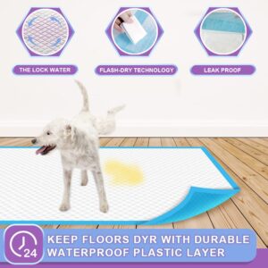 IMMCUTE Puppy Pee Pads 22"x23"-150 Count | Dog Pee Training Pads Super Absorbent & Leak-Proof | Disposable Pet Piddle and Potty Pads for Puppies | Dogs | Doggie| Cats | Rabbits