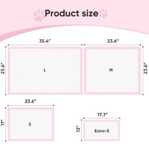 Super-Absorbent Leak-Proof Dog and Puppy Pet Training Pad, Housebreaking Puppy Pads Disposable (18" X 24" - Small 50PCS)