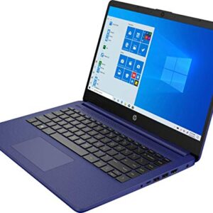 2022 HP Stream 14in laptop, Intel Celeron N4020 Dual-Core Processor, 4GB DDR4 Memory, 192GB storage(64GB eMMC+64GB card),HDMI,WiFi,Webcam,Bluetooth,1-Year Microsoft 365,Win10 S,Indigo Blue|NoCo bundle