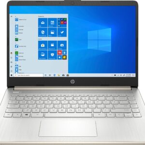 2022 HP Stream 14inch Laptop, Intel Celeron N4020 Dual-Core Processor, 4GB DDR4 Memory, 128GB Storage(64GB eMMC+64GB Card),WiFi,Webcam,Bluetooth,1-Year Microsoft 365, Win 10 S, Pale Gold | NoCo bundle