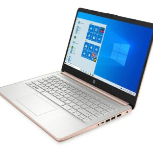 HP Stream 14inch HD Touchscreen Display Laptop, Intel Celeron N4020 Processor, 4GB DDR4 Memory, 128GB Storage (64GB eMMC+64GB Card), WiFiBluetooth,1-Year Microsoft 365,Win 10 S,Rose Gold, TGCD Bundle