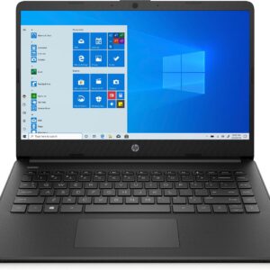 HP Stream 14-inch Laptop, Intel Celeron N4020 Dual-Core Processor, 4GB DDR4 Memory, 128GB Storage(64GB eMMC+64GB Card), Webcam, Bluetooth, 1-Year Microsoft 365, Win10 S, Jet Black (Renewed)